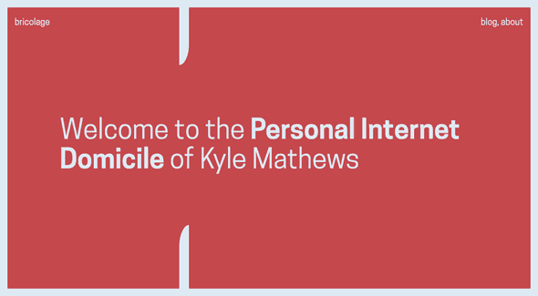 Finished homepage design