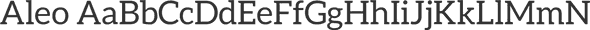 Aleo typeface