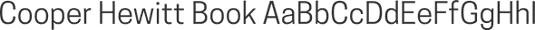 Cooper Hewitt typeface